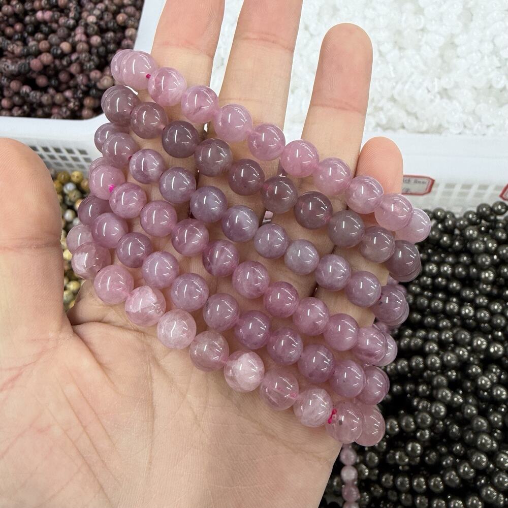8MM Pink Amethyst Bracelet